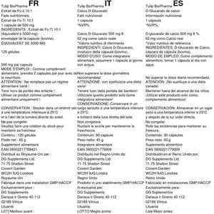 Tulip Biopharma Calcium D-Glucarate 500Mg 90 Capsules, 3Rd Party Lab Tested, High Strength Supplement, No Fillers or Bulkers, Gluten and GMO Free