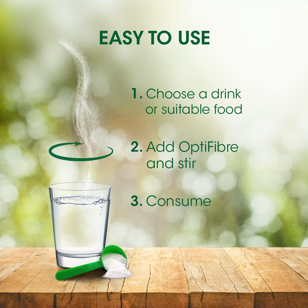 OPTIFIBRE Fibre Supplement Powder – 250G | Natural Soluble Dietary Fibre for Gut Health & Digestive Support | Neutral Flavour, Gluten-Free