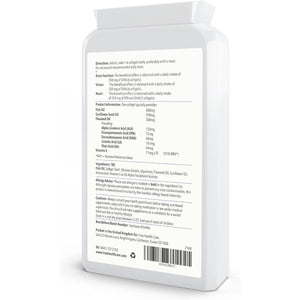 Troo Health Care Omega 3 6 9 Fish Oil 1000Mg 90 Softgel Capsules - Essential Fatty Acids Including EPA, DHA & ALA for Daily Brain, Vision, Heart, Cholesterol, Pregnancy Support