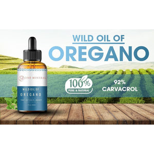 30Ml Wild Oil of Oregano 100% Pure Natural & Undiluted Minimum 92% Carvacrol Highly Potent for Cold, Sore Throat, Cough, Immunity Booster and Gut Health.