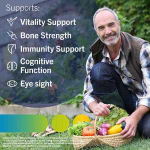 Centrum Advance 50+ Tablets Multivitamin & Mineral Supplements, with 24 Essential Nutrients, Including Vitamin D, C, Zinc, 180 Ct