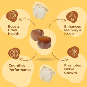 SOOL Lion'S Mane Mushroom Gummies, 2000Mg, 60Pcs