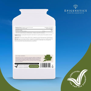 Inulin Fibre Supplement from Chicory Root | 120 Capsules | Prebiotic Gut Health Supplements | Increase Fibre Intake & Support Digestion | Vegan Friendly UK Made | 1 Capsule Daily 4 Months Supply