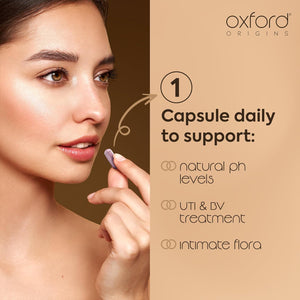 Advanced Probiotics for Women | Made in the UK | Scientifically Formulated Vaginal Probiotics | Cranberry Extract UTI Supplements for Intimate Flora Support | 100 Billion Cfu/G | 60 Capsules