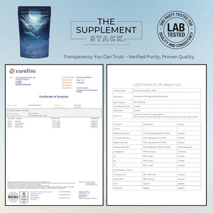 The Supplement Stack - Sleep - 3 in 1 Magnesium L-Threonate, L-Theanine & Apigenin for Deeper Sleep, Relaxation, Cognitive Support, and Mood Enhancement. Clinically-Proven - UK Company