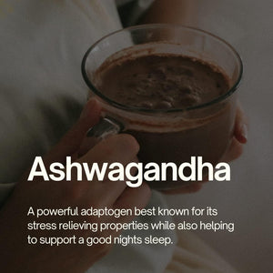 Sixways Unwind and Recover Sleep Drink 30 Servings, Cacao Flavour, Ashwagandha Powder, Hormone and Anxiety Aid, Magnesium, Reishi Mushroom, Vegan, Gluten Free, Magnesium Infused for Relaxation