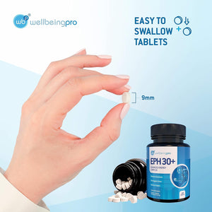 WBP Eph30+ - Advanced Energy Complex - Super Strength Keto Diet & Weight Loss Tablets - Vegan Friendly Thermogenic Metabolism Booster - GMP Certified UK Made Supplement - 100 Tablets