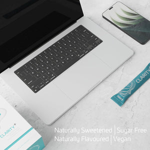 Clarity+ by Neura - Natural Nootropic - Memory, Focus, Mood - Green Apple Flavour - 20 Sachets