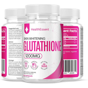 Glutathione Capsules Skin Whitening, +Collagen, Unreduced Glutathione Skin Whitening, Glutathione, Halal - 60 Capsules