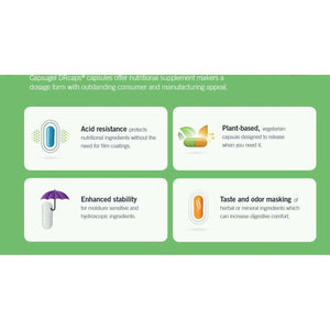 DR T&T Acid Resistant Delay Release Drcaps® Capsules Capsule Size000 Size 000 Clear (100)