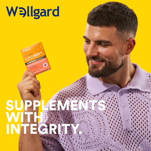 Wellgard Curcuswift Turmeric - High Strength Turmeric Supplement, Curcumin with Vitamin D3 & Ginger for Immune Support & Bone Health