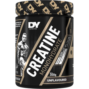 DY Nutrition Pure Creatine Monohydrate Powder 300 G, Unflavoured X60 Servings, 2 Month Supply – Increases High Intensity Performance. Gluten Free, Vegan Friendly Supplement