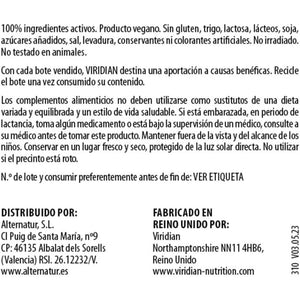 Viridian High Potency Calcium & Vitamin D3-90 Capsules