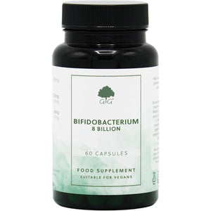 Bifidobacterium Capsule Supplement | 8 Billion Viable Organisms at Manufacture - per 2 Capsule Dose | 60 Vegan Capsules | G&G Vitamins