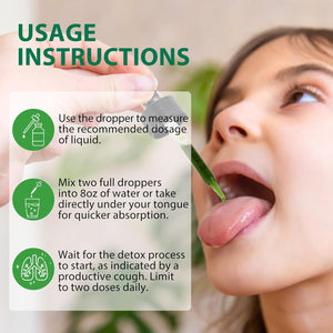 2 Pack Mullein Drops for Lungs, Mullein Leaf Extract with Chlorophyll, Mullein Leaf Extract Supplement, for Lung Cleanse and Respiratory Support