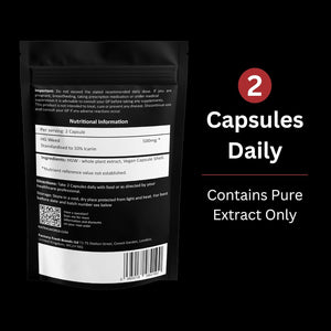 Horngoatmax Capsules - 120 Capsules 500Mg Pure Goat Wd Extract 500Mg - 10% Standardised Energy and Vitality Supplement for Men - No Fillers No Additives - Vegan Gluten Free