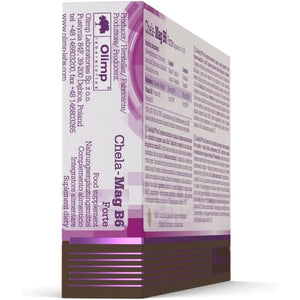 OLIMP Sport Nutrition Olimp Labs Chela-Mag B6 Forte Capsules, Pack of 60 Mega Capsules