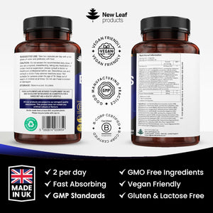 Probiotics & Prebiotics Complex – 80 Billion CFU – 20 Live Strains Including Lactobacillus Acidophilus & Casei – High Strength Bio Cultures Prebiotic & Probiotic Supplement for Women & Men 60 Capsules