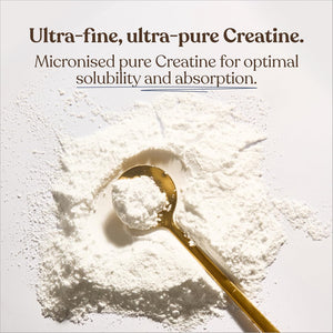 Creatine Monohydrate Powder | 100% Pure Micronised Creatine Monohydrate | Easily Dissolves | Unflavoured | Vegan | Lab-Tested | 60 Servings | Free Soul