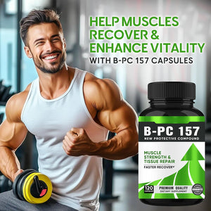 BPC 157 Peptide Capsules, New Protective Compound Bpc-157 1000Mg,Non-Gmo, Gluten-Free-120Capsules