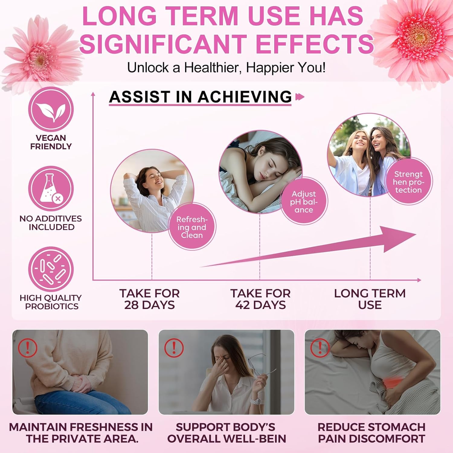 Premium Feminine Balance Gummies - Hawaiian Pineapple PH Balance Gummies for Women of All Ages, Support Women’S Health & Wellness - Immune Support - Vegan & Gluten-Free 60PCS