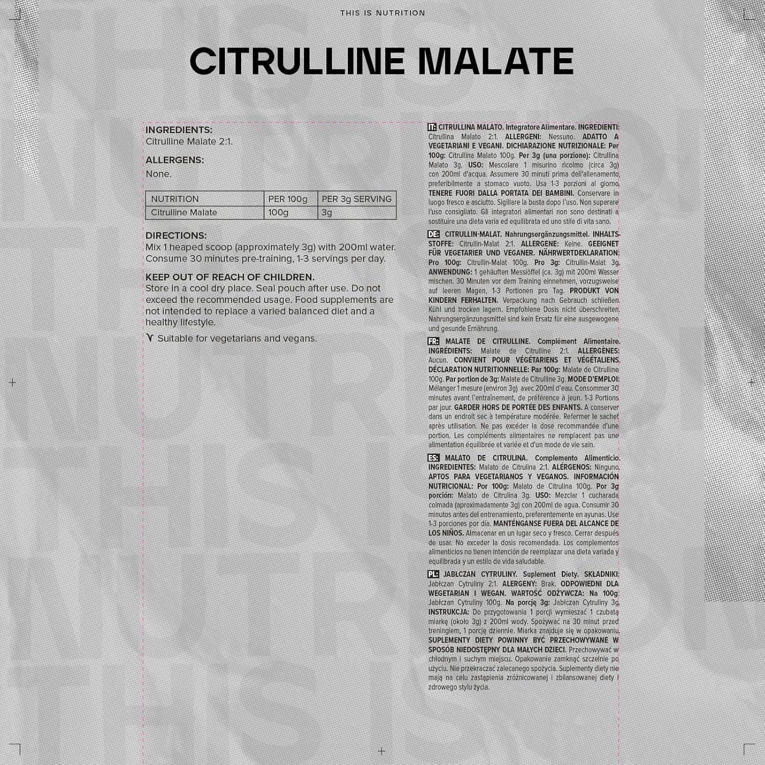 Bulk Citrulline Malate, 100 G