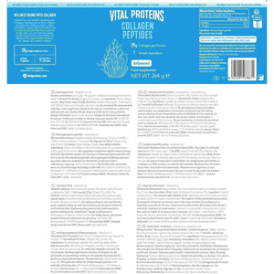 Vital Proteins Collagen Peptides Powder Supplement (Type I, III), Unflavoured Hydrolyzed Collagen-Hair, Skin, Nail Support Supplement, Paleo, Gluten Free, Non-Gmo, 20G per Serving 264G Canister, 1Pack