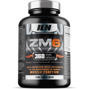 ZM6 - High Strength Zinc Magnesium Supplement - Zinc & Magnesium for Muscle Function - Zinc Magnesium Booster - 360 Vegetarian