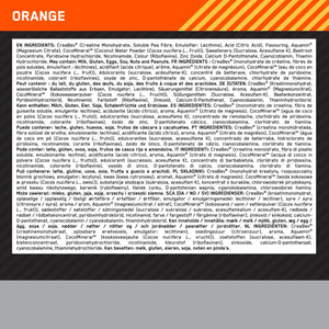 Optimum Nutrition Platinum Creatine Plus, Advanced Food Supplement to Increase Power and Performance, with Aquamin Magnesium for Electrolyte Balance, Orange Flavour, 50 Servings, 350 G