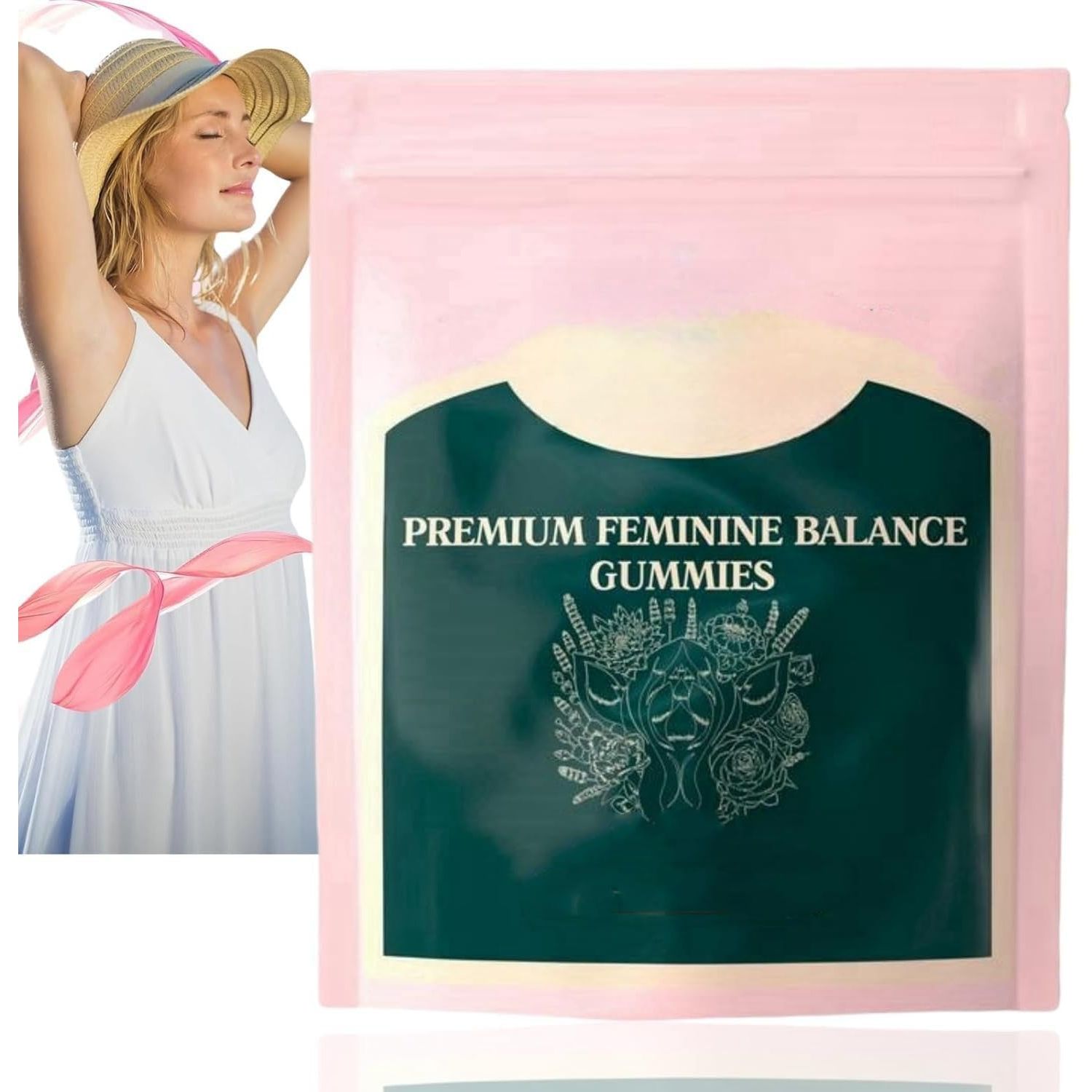 Feminine Balance Gummies,Collagen Gummies for Women,For Women of All Ages (1 Bag)