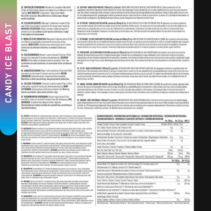 Applied Nutrition ABE Pre Workout - All Black Everything Pre Workout Powder, Energy & Physical Performance with Citrulline, Creatine, Beta Alanine (375G - 30 Servings) (Candy Ice Blast)