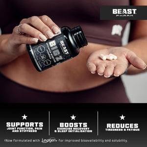 Beast | Big Z Magnesium Sleep Support Supplement with Superior Magnesium Glycinate (Bisglycinate & Gluconate Complex) plus Zinc | 90 Tablets