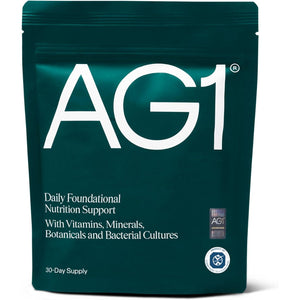 AG1 Greens Powder Supplement | Daily Nutrient Boost: Vitamins, Minerals, Gut-Friendly Bacteria, Gluten Free, Vegan and Keto Friendly | 70+ Ingredients by AG1 Athletic Greens | Refill Pouch Only