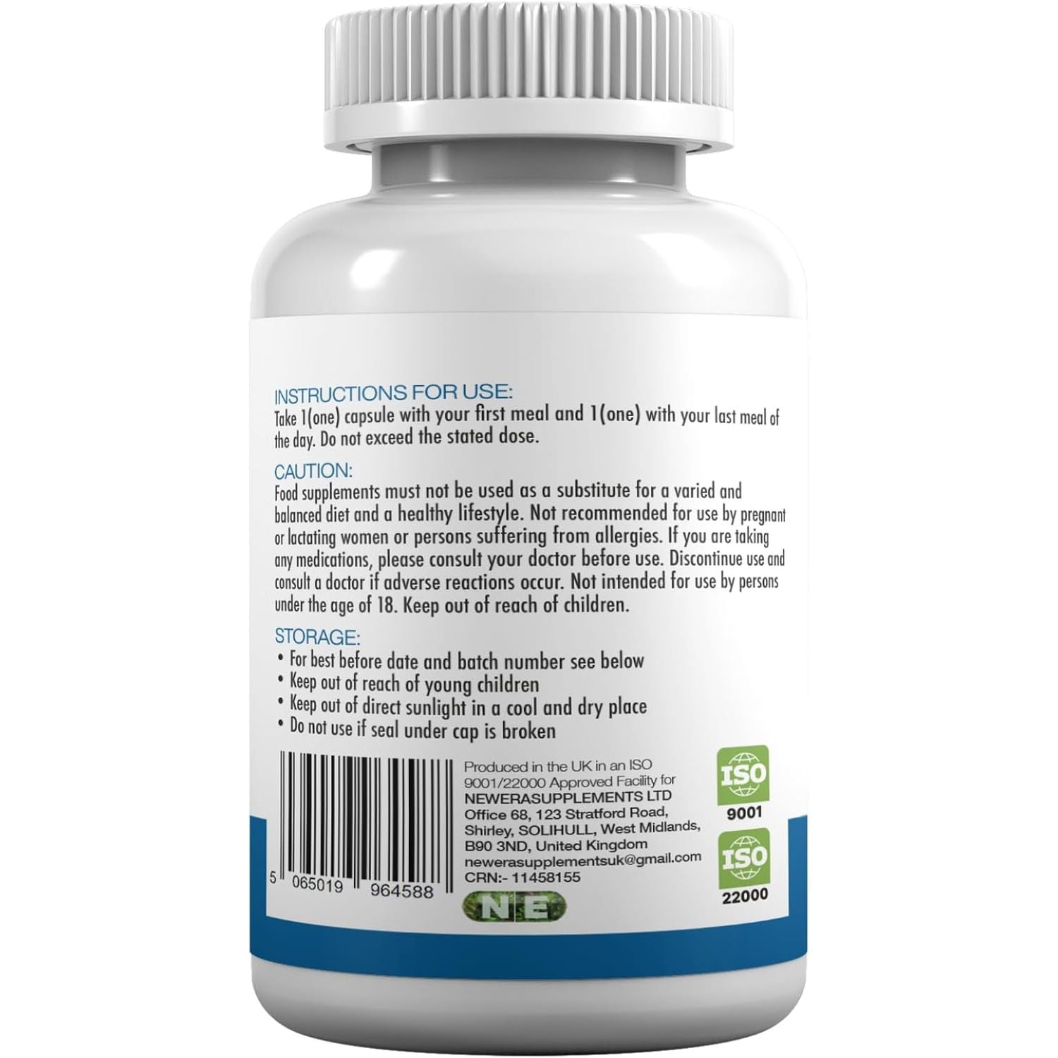 Glyco Forte Supports Blood Pressure, Blood Sugar Metabolism, Metabolic Health, Weight Management, 60 Capsules, 1 Capsule per Serving, 60 Servings