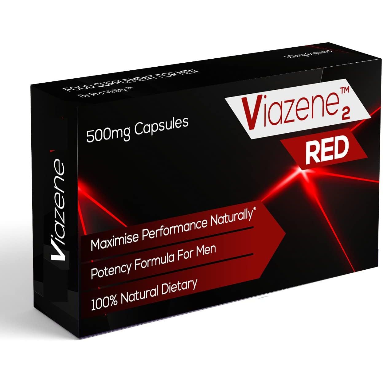 Viazene Stronger & Harder for Longer, High Strength Immediate Effect Powerful & Fast Performance Supplement, Enhancing Male Stamina & Energy Booster Pills for Men 5 Capsules/Tablet