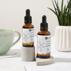 Ecodrop Organic Turkey Tail Mushroom I 50Ml I Double Extract Liquid Tincture Turkey Tail Supplement I Heavy Metal-Free, Nordic Sourced, & Fully Traceable I Manufactured in Finland