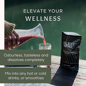 Ancient + Brave True Collagen 200G - Grass-Fed Bovine Collagen Powder - 100% Hydrolysed Collagen Peptides (Type 1) - High Protein, Fasting, Keto - Anti-Ageing, Skin, Hair & Nail Health