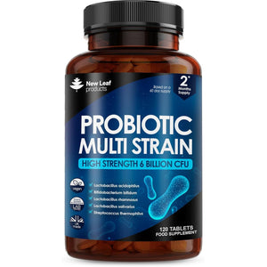 Bio Cultures for Daily Gut Health - Multi Strain Supplements - Acidophilus Tablets High Strength - Digestive & Gut Health Supplements Lactobacillus - Vegan, Gmo-Free, Gluten-Free, UK Made