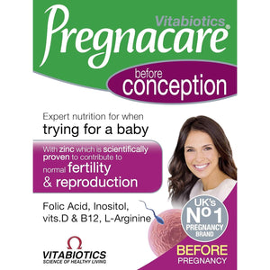 Vitabiotics Pregnacare Conception Tablets, 30-Count