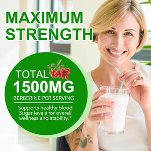 Berberine Supplement with Ceylon Cinnamon, Berberine Liquid Drops with Turmeric Curcumin, Ceylon Cinnamon, Bitter Melon, Digestive Health Support, Immune Support, 60Ml