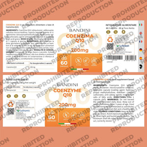 Bandini® Coq10 200Mg | 60 Vegan Capsules of High-Strength Co Enzyme Q10 (2-Month Supply) | Naturally Fermented & Lab Tested Ubiquinone Q 10 | High Absorption Coenzyme Coq 10 Supplement 100% Pure