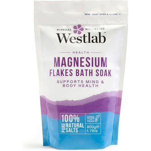 Westlab Magnesium Flakes 1Kg - Support Symptoms of Magnesium Deficiency. Soothe & Support Muscle Tension, Headaches, Insomnia, Fatigue & Cramps. Sports Injury Prevention and Rehabilitation.