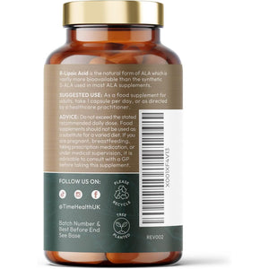 Bio-Enhanced® R-Lipoic Acid - 60 X 245Mg Capsules - Stabilised & Highly Dosed Na-Rala - Biotin - UK Made - GMP Standards - Zero Additives - Vegan - Pullulan (60 Count (Pack of 1))