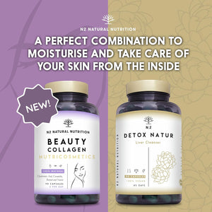 Collagen Supplements for Woman, with Retinol & Hyaluronic Acid, Ceramides and Niacin | Skin Care, Anti-Wrinkle and Anti-Aging Effect, Marine Collagen Innovative Formula | 90 Vegetable Capsules