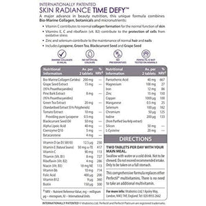 Perfectil Platinum Skin Radiance Tablets with Time-Defy Complex, Vitabiotics