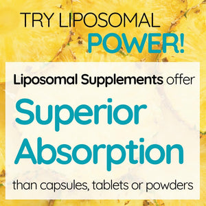 WELL ACTUALLY Liposomal Advanced Immune Support (25 Servings) with Vitamin C D3 K2 Zinc & Selenium - High Strength Liquid Liposomal Vitamin C Supplement for Immunity – Vegan & Sugar Free