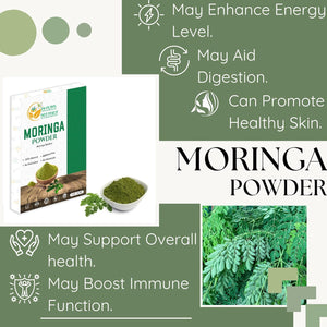 Herbs Botanica Moringa Leaf Powder Organic Leaves Oleifera Pure Premium Indian Powder Natural Fresh Morning Drink Vitamins and Immune Vitamin Superfoods 5.3Oz Pack