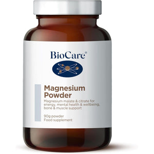Biocare Magnesium Powder - Complex of Magnesium Malate & Citrate - 90G