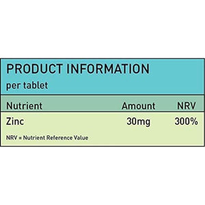 Zinc 30Mg - Immune Health Fertility Vision Cognitive Function - 120 Tablets