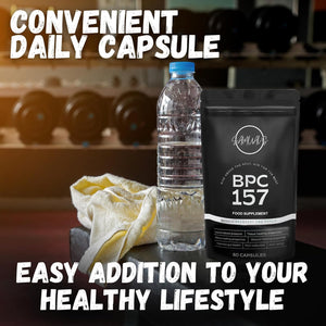 BPC 157 Capsules 200Mcg per Serving - Muscle Recovery and Tissue Repair, BPC-157 Oral Peptides Amino Acid Supplement, Supports Muscle Growth and Gut Health